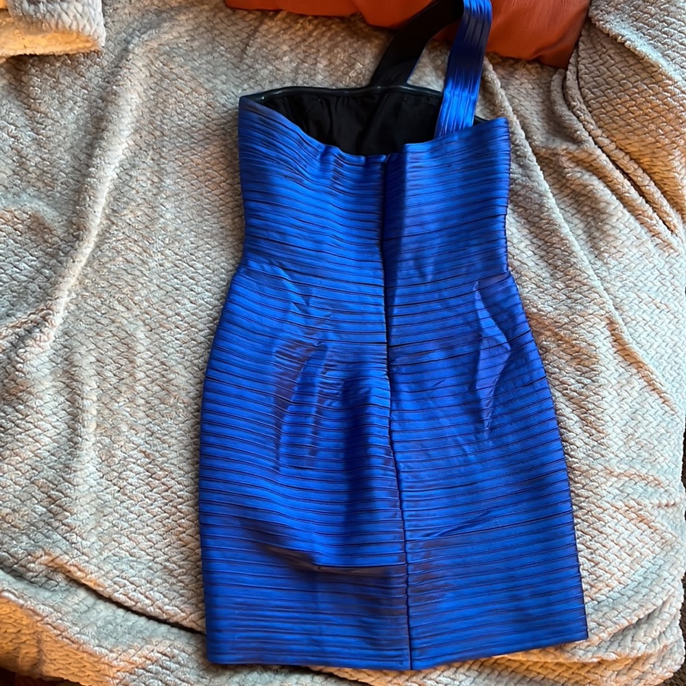Bcbg dress mini dress royal blue - Picture 2 of 4